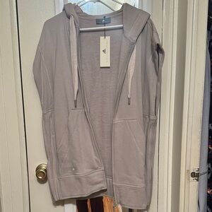 adidas Women's Gray Hooded Vest